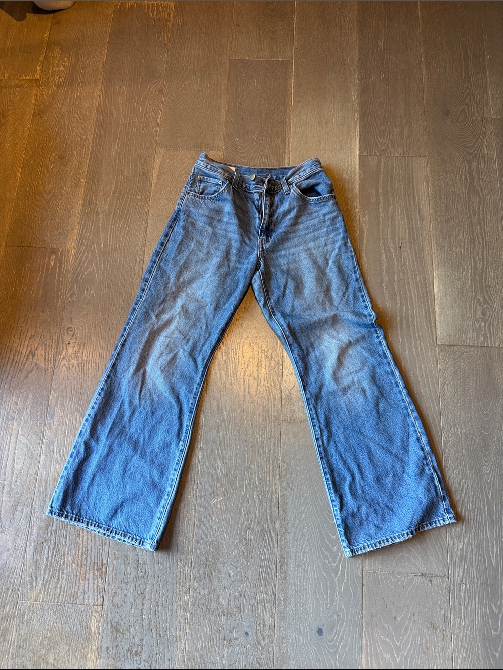 Levi's Blue Flare Jeans - Women's Wide Leg